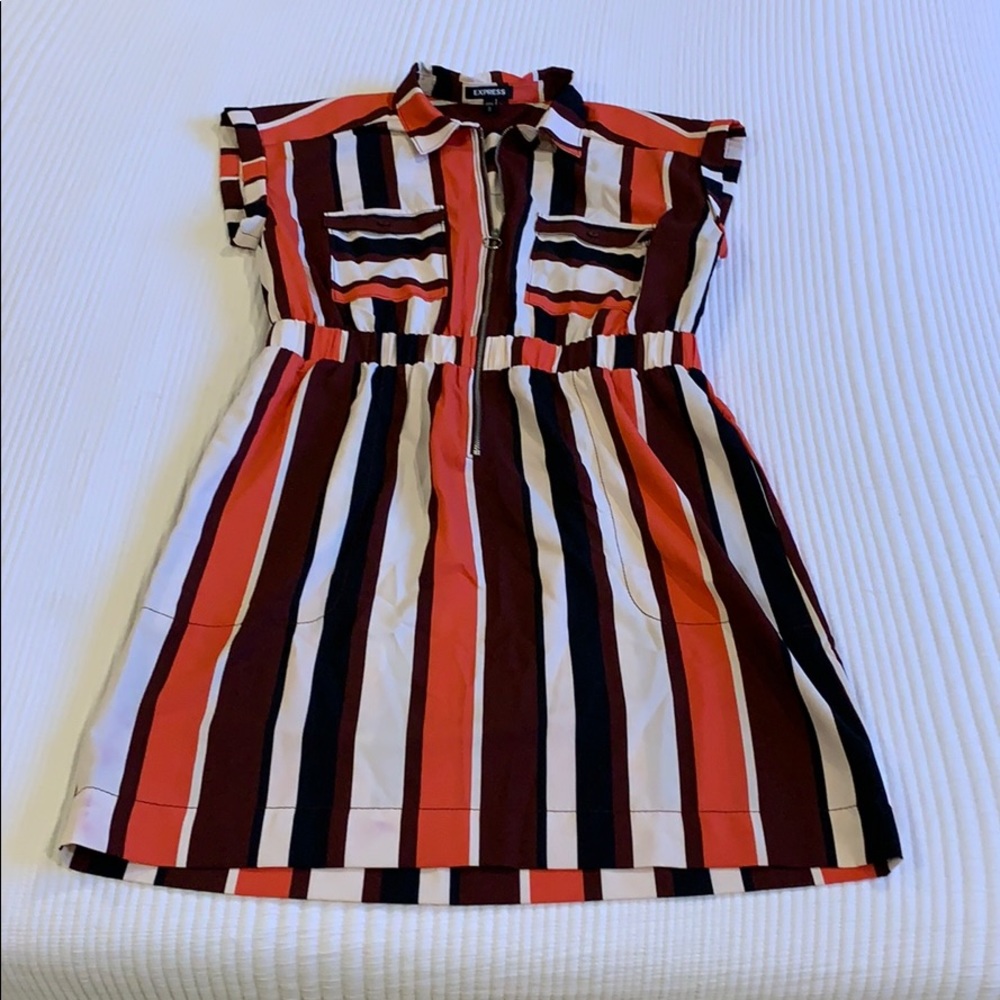 Zip front dress
